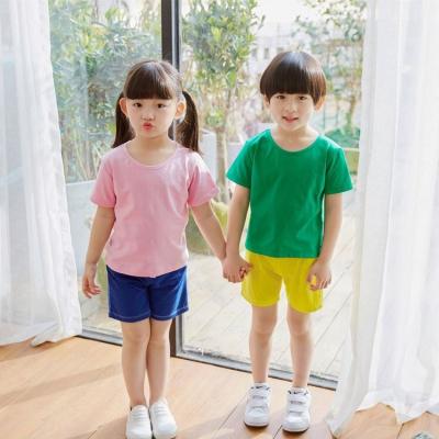 China Short Sleeve Rainbow 3M Reflective Custom Graphic Printing Colorful Kids T-shirts Cotton Boy's T-Shirts With Colorful Reflective Vinyl for sale