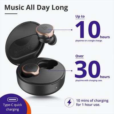 China Protable Wireless Noise Canceling Tronsmart Apollo Bold Bt 5.0 IP45 TWS 35db ROUGH Noise Canceling ANC Hybrid Stereo Smart Wristband Earbuds Cheap Earbuds for sale