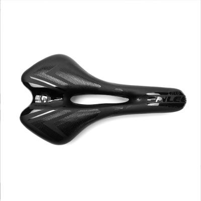 China Outdoor Ultralight Road Bike Mountain Bike Comfortable Molybdenum Steel Cavity Cushion Motion Riding Saddle Leather Saddle for sale