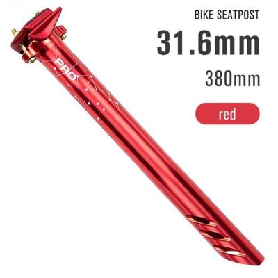 China Colorful Bicycle Seat Post 27.2/30.8/31.6mm Mountain Road Car Aluminum Alloy Seat Tube 018 for sale