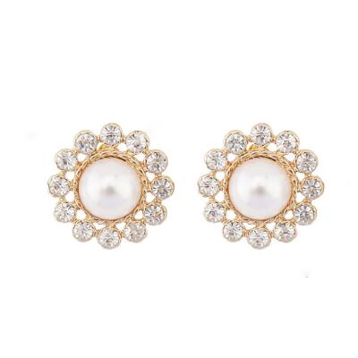 China SISSLIA Newest Design Wholesale Neo-Gothic Rhinestone Stud Earrings For Jewelry Pearl Earings 2022 Jewelry for sale