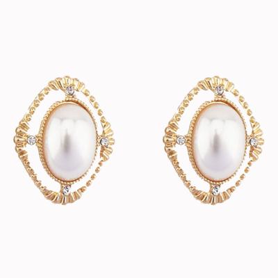 China Custom Wholesale Earring 2022 New Design Women Alloy Pearl Earings Jewelry 2022 Created By Earrings Accessories for sale