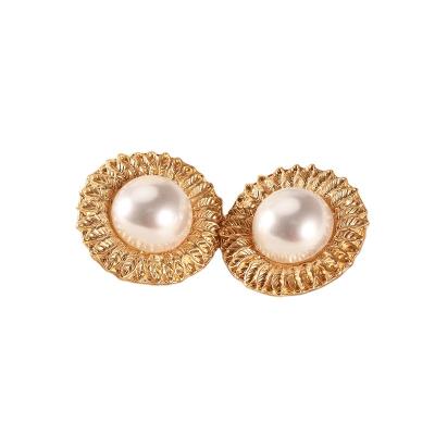 China Simple Elegant SISSLIA Soft Romantic French Friendly Pearl Material Earrings Accessories Party Exquisite Earrings Jewelry For Woman for sale