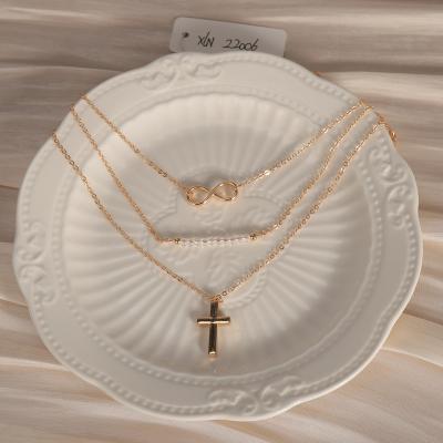 China SISSLIA Healthy Simple Geometric Gold Pendant Necklace For Women Charms Fashion Female Necklace Jewelry for sale