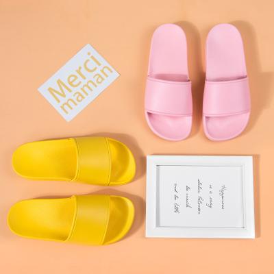 China CUSHIONING Wholesale Unique Eva Sandals Factories For Women Logo Ladies Hot Slippers Slides Custom Made 2021 PVC Fancy Slipper Fashion Home Design for sale