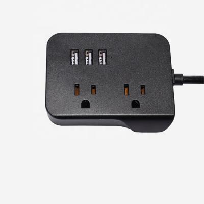 China 5V 3A Outlet Extension Socket USB Power Strip 1.5M Cable US004 for sale