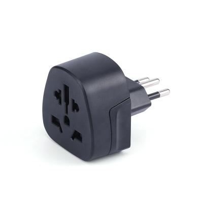 China Residential/General Purpose 3 Pin Brazil Plug Universal Socket Adapter With UK EU USA AU Plug for sale