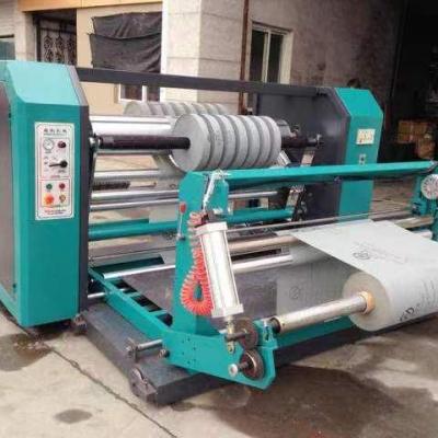 China MJSC1300 Automatic Double Slitter Rewinder Machine Mechanical Driven for sale