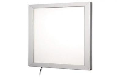 China Acrylic Cover Aluminum Led Light Box , Double Sided Golden Frame A3 for sale