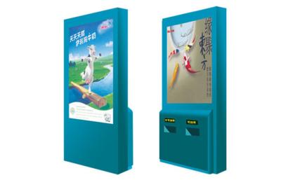 China LED Scrolling Bus Stop Light Box , Double Side Wall Mounted Visual Display for sale