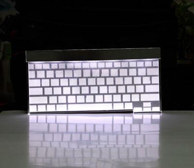 China High Brightness White Slim LED Backlight Keyboard , Notebook Backlight Keyboard for sale