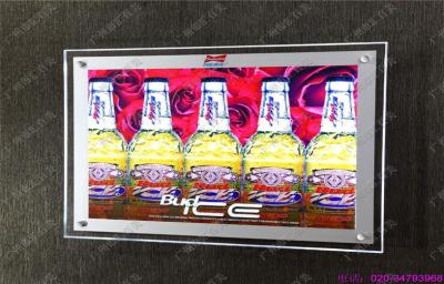 China Slim Dynamic LED Light Box For Advertising / Crystal LED Light Box for sale