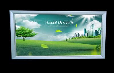 China High Brightness Slim LED Light Box , Single Side Aluminium Profile for sale