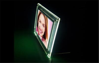 China Cinema White Crystal Led Light Box , Laser Engraved LGP With High Brightness for sale