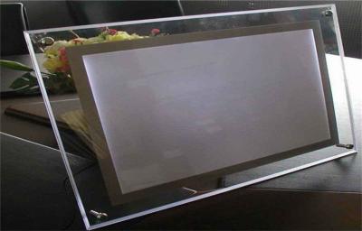 China Wall-Mounted Acrylic Crystal LED Light Box 24v , Poster Outdoor LED Light Box for sale