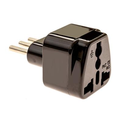 China Round 3pins Italy power commercial plug adapter EU/USA to Italy travel charging power socket for sale