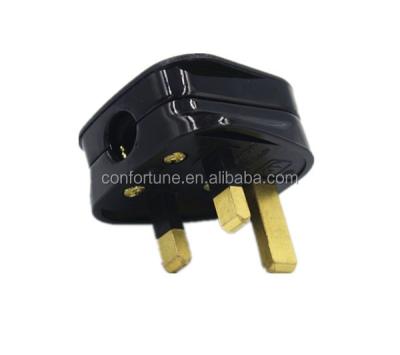 China British Standard AC Power Outlet Industrial UK 3 Pin 250V 1PM Rewireable Plug for sale