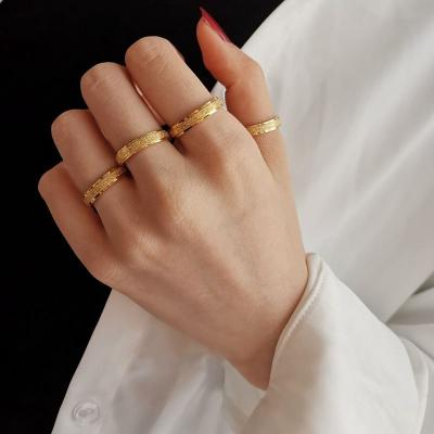 China CLASSIC Jewelry Stainless Steel Ring Fashionable Fasion For Women Gold Ring Lady Jewelry Ring Women for sale