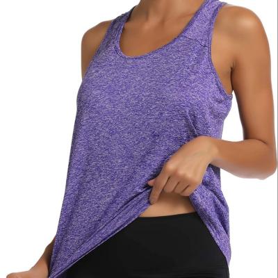 China Breathable Multicolor Plus Size Fitness Clothing Tank Top Women Tank Top Vest for sale