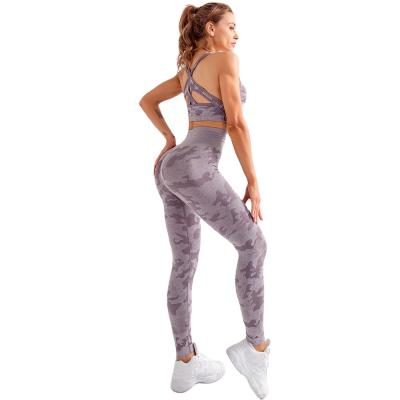 China Breathable Three Pieces Gym Set Seamless Long Sleeve Zipper High Waisted Gym Clothing Tight Set Yoga Suit for sale