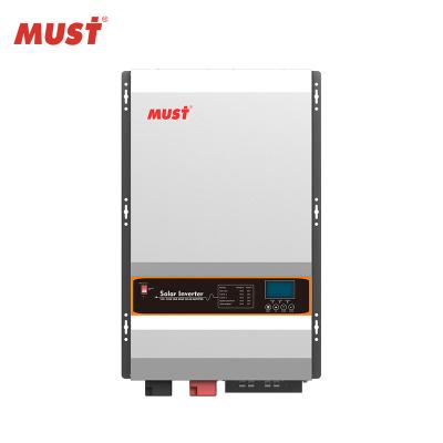 China Mppt Home Hybrid Inverter Solar Power System MUST Solar Inverter 48v 10KW 8KW Split Phase Hybrid Solar Inverter for sale