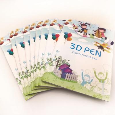 China Eco-Friendly Material Kids Puzzle 3D Drawing Pen Drawing Books Create Stereoscopic for sale