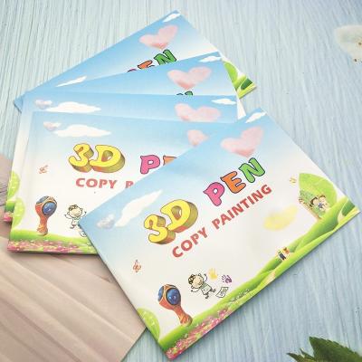 China 3D Board Paper Template Pen 3d Graffiti Board Model Best Gift Eco-friendly Material Duplicate Painting Toy for sale