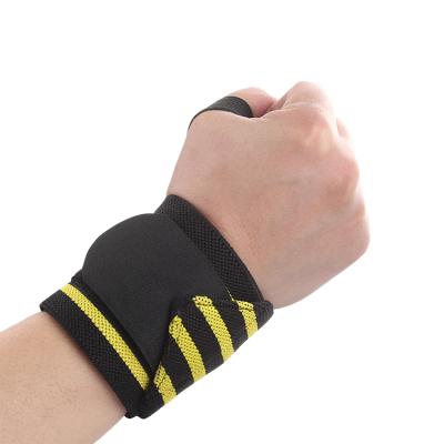 China High Quality Breathable Adjustable Elasticity Hand Weightlifting Custom Wrist Support Wraps Wrist Brace for sale