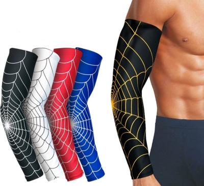 China Sports Use New Design High Elastic Compression Long Arm Sleeve Elbow Sleeve Brace Support for sale