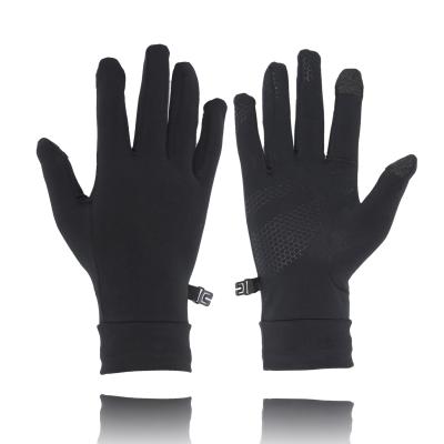 China Fullfinger Comfortable Silicone Touch Screen Cycling Working Gloves For Gym Outdoor Sports Exercise Gloves for sale