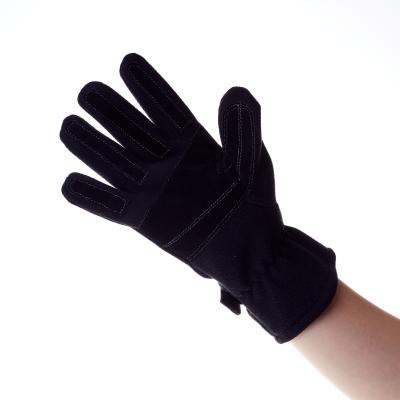 China Winter Thermal Ski Leather Gloves For Unisex Windproof Warm Sale Durable Warm Polyester Fleece Gloves for sale