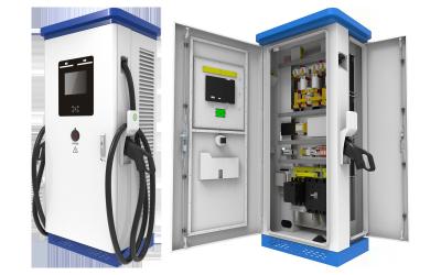 China DC 240kW Dc Fast Charge Port Station Pile CCS2 7in Touch Screen FRID IP54 for sale