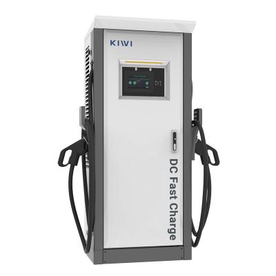 China GBT 80KW 60KW 22KW Charging Station 120KW DC Quick Charge AC Leakage RCD B Plug and Charge for sale