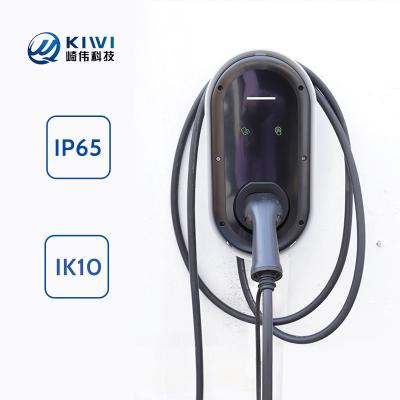 China Best Seller Single Phase Type 2 OCPP EV Wallbox 7KW AC Charging Station Wall-mounted for sale