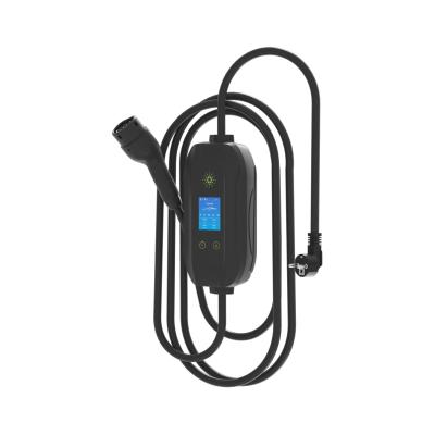 China 16A 3.5kw Evse Level 2 Portable EV Charger for Electric Car for sale