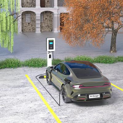 China Electric Vehicle 20kW~40kW Commercial DC Fast EV Charger Gbt Dual Guns Wallbox Floor Mounted EV Charging Stations for sale