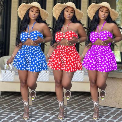 China QUICK DRY Sexy Women Summer Beach Hollow Out Two Piece Set Shorts Pants for sale