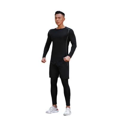 China 2020 New Style Men Long Sleeve Fitness Workout Shirts Breathable Quick Dry Yoga Sportswear for sale