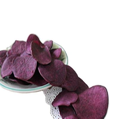 China Normal Low Temperature Sweet Potato Vacuum Fried Purple Chips for sale