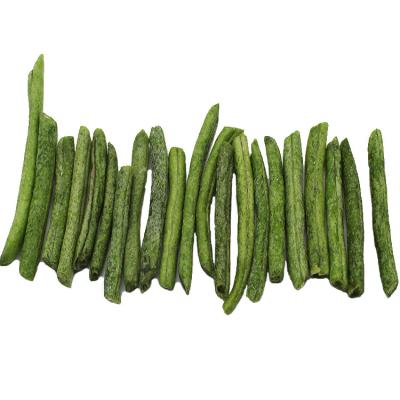 China Dried vacuum fried green beans as a health snack for sale