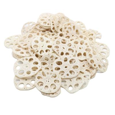 China Natural Vacuum Fried Dried Lotus Root Chips As Chinese Snacks for sale