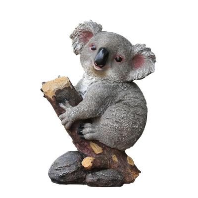 China Outdoor Garden Yard Decoration Resin Fiberglass Worlwide Park Sculpture Statue Ornament Simulation Animal Koala for sale