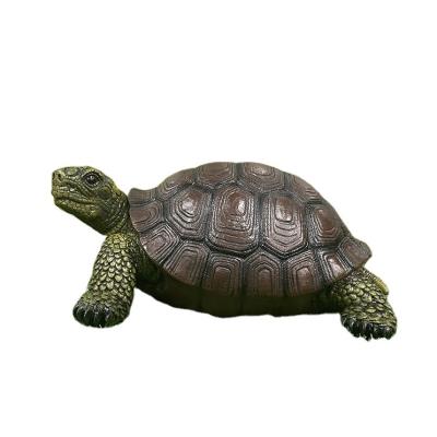 China Fiberglass Outdoor Resin Simulation Pool Fountain Lawn Yard India Park Turtle Sculpture Statue Decoration Animal Ornaments for sale