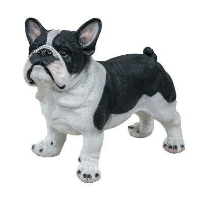 China New Europe Park Garden Decoration Simulation Dog Animal Resin Sculpture Dog Statue Outdoor Craft Ornament for sale