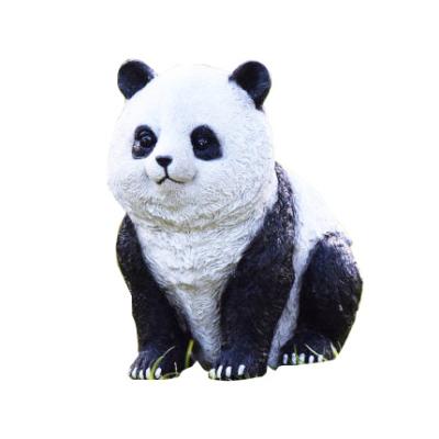 China China park outdoor garden decoration simulation cute panda animal animation open sculpture landscape statue ornament for sale