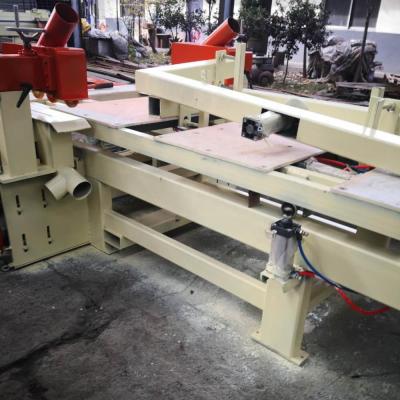 China full automatic plywood edge trim saw Horizontal plywood edge cutting for sale