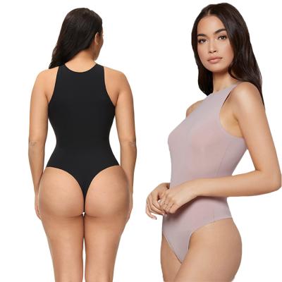 China Wholesale S Shaper Full Compression Shapewear Antibacterial Invisible High Lingerie Under Dress Shaper Butt Lifter Jumpsuit for sale