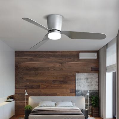 China Air Fan Hotel Decorative Luxury Iron Remote Control 3 Blades Led Ceiling Fans With Light for sale