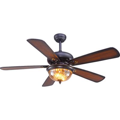 China With Light Westing Houses 52cm 5 Blades And 3 Shades Decorative Special Home Ceiling Fan With Light for sale