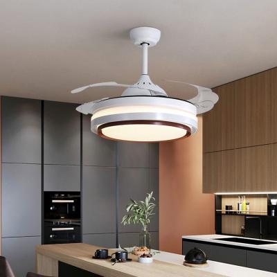 China 65W Air Fan Factory Price Decorative Dining Room Indoor Air Cooling Led Ceiling Fan With Light for sale